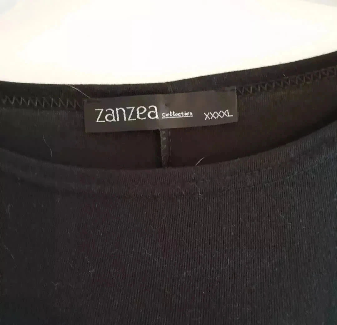 Blusa feminina, ombros descobertos, tamanho 50/52, Marca Zanzea - Cor Preto – photo 4